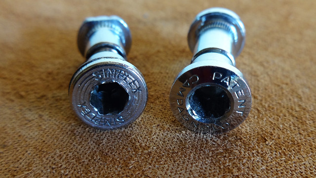 Seat pin binder bolts _ Simplex 3649 ... Campagnolo 1072