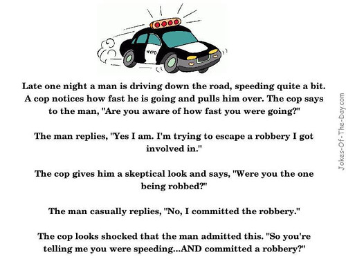 The Speeding Motorist | by jokesoftheday