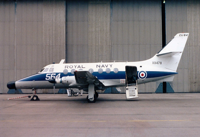 XX478 / 564-CU Handley Page HP.137 Jetstream T2 cn 261 Royal Navy East Midlands 04Feb85