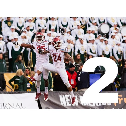 Only #2days until @WSUGraduation! This day goes out to Cougar Football Saturday!  #WSUGrad2014 #GoCougs