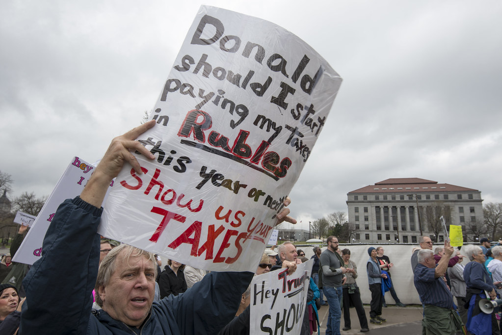 Rally to demand Donald Trump release his tax returns