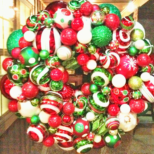 Christmas Ornament Wreath | This is the first wreath I made … | Flickr