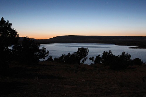 abiquiu lake by Jane Inman Stormer, Northern New Mexicocamping sunset lake newmexico landscape desert hiking reservoir campsite