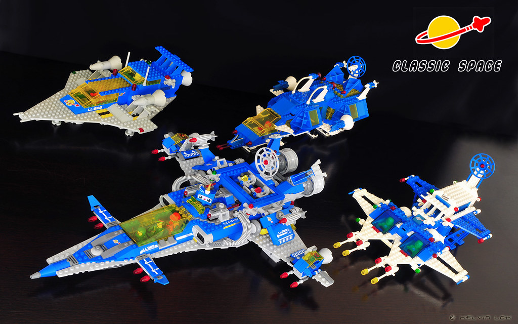 Classic Spaceships | Lego spaceships from 1979, 1983, 1986 &… | Kelvin Lok  | Flickr