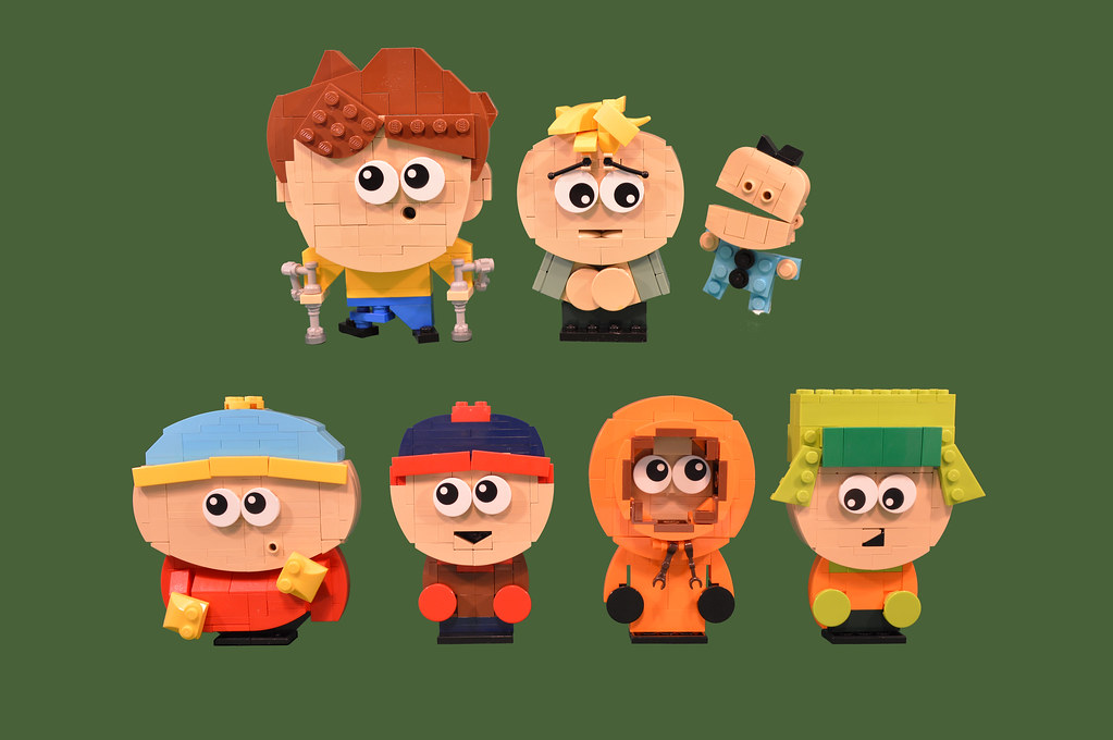 7 South Park Characters, Some characters from South Park.