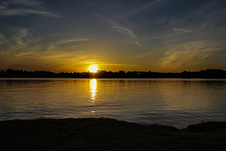 Sunset at Ramsey Creek Park NC