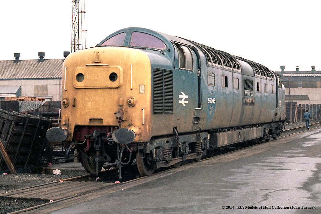 British Rail Class 40 131 Doncaster Works 19/02/84 Rail Photo 