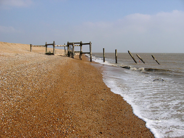 The beach in Lydd Ranges