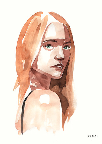 Fashion Illustration | watercolor on paper by ©kasiq Gemma W… | Flickr