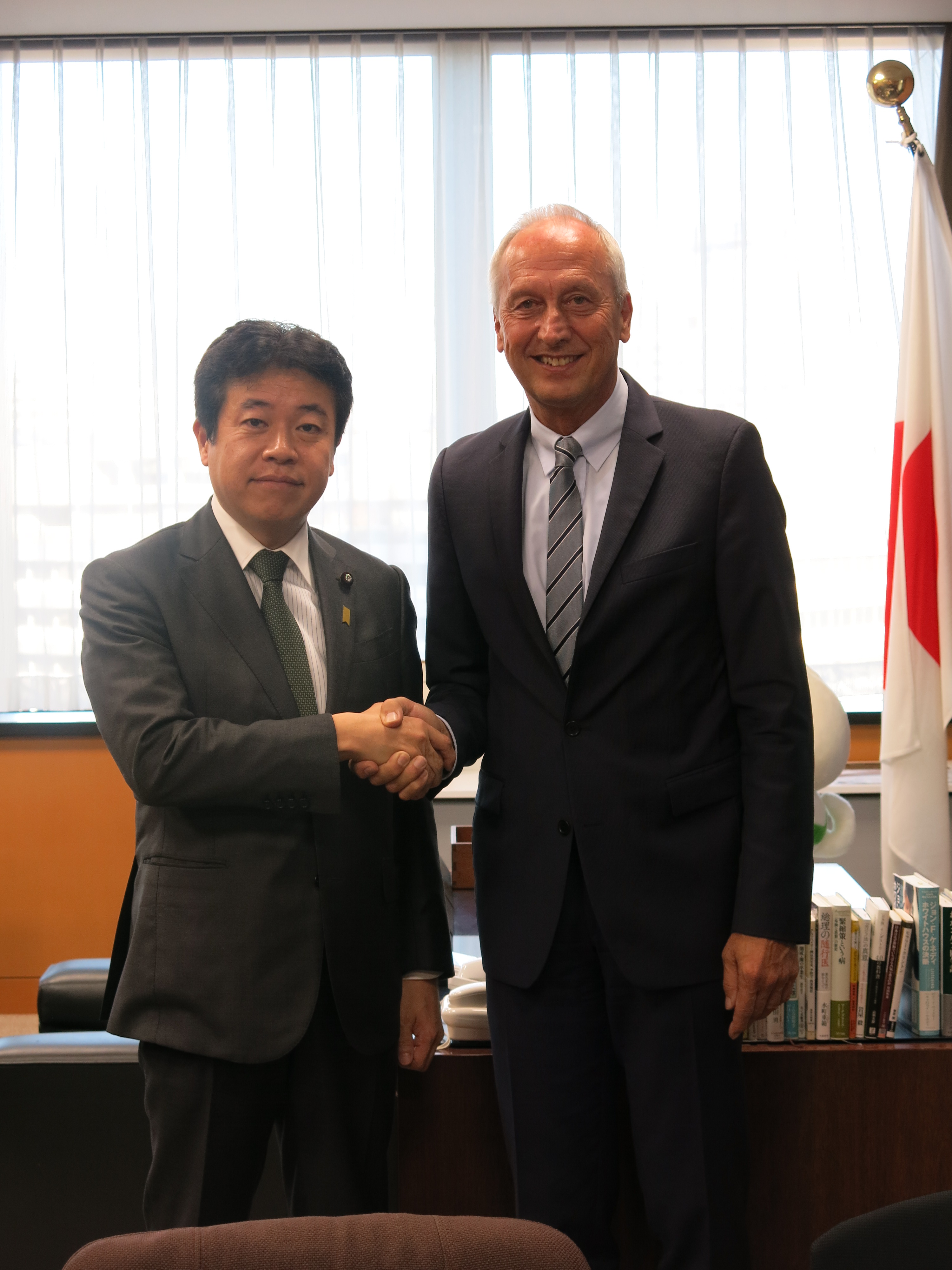 New President Peter Gruss Tokyo Cao Visit