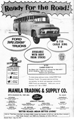 1955 0826 Ford B-750 bus ad