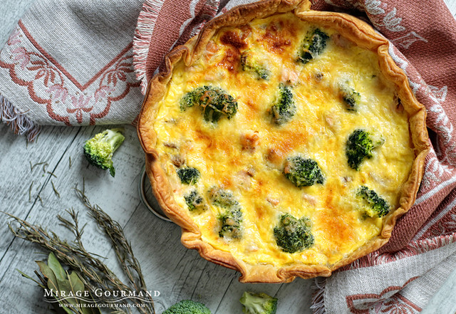 Quiche with salmon and broccoli | homemade delight Photograp… | Flickr