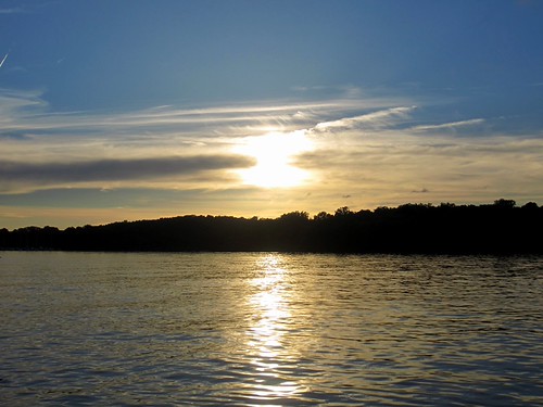 Percy Priest Lake Sunset by seantheriot, sunset lake nashville tennessee priest percy pwpartlycloudy 20140628canonhs300b