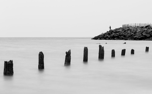 Fisherman by Dalliance with Light (Andy Farmer), (Thank you to this fisherman who for some reason  stayed motionless for my four second exposure, at 