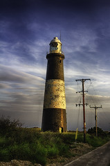 Spurn Head Lighthouse.