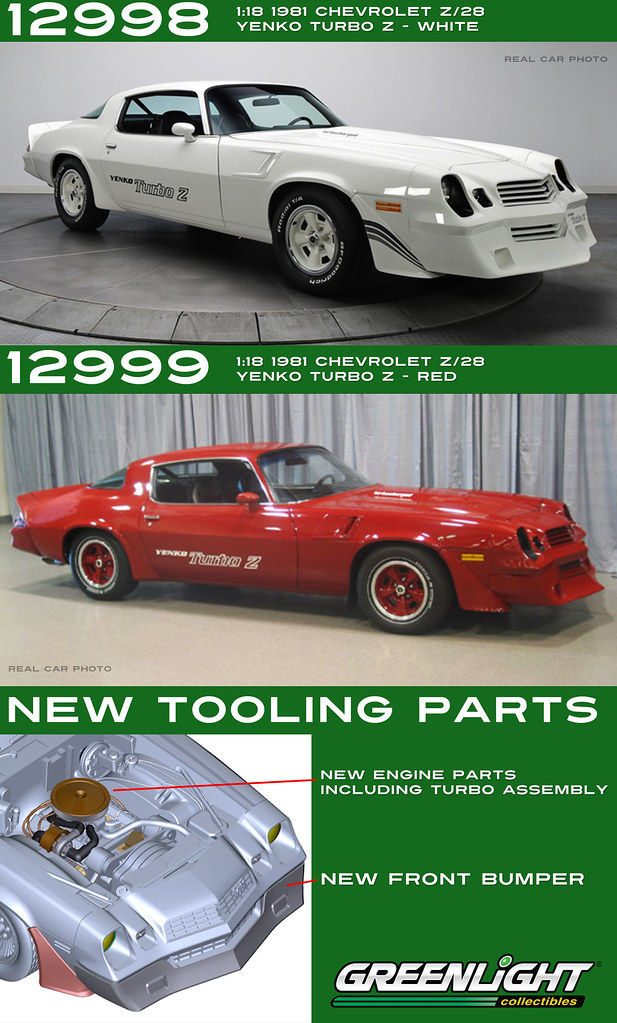 12998/12999 - 1:18 1981 Chevrolet Z/28 Yenko Turbo Z - Whi… | Flickr