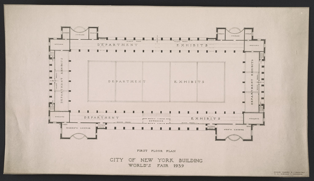 New York City Exhibition Building First Floor Plan Archi Flickr