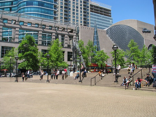 Area in front of Robson Campus