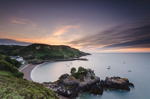 ocean sunset sea cliff water clouds bay nikon long exposure little cloudy path sigma filter le lee nd jersey 1020mm grad graduated bouley density stopper neutral d7000 printed6x4 russellcram