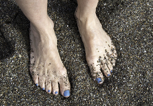 Moonstone Beach Toes