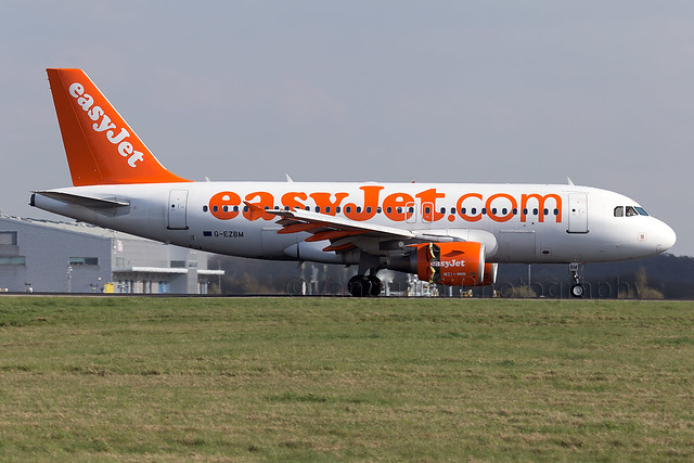 G-EZBM easyJet Airline A319 London Stansted Airport