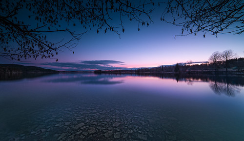 sunset sky lake color water oslo norway night clouds forest nikon view le nd afterglow d800 maridalen shallowwater 14mm samyang maridalsvannet pwpartlycloudy
