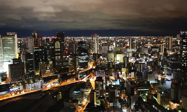 Osaka At Night