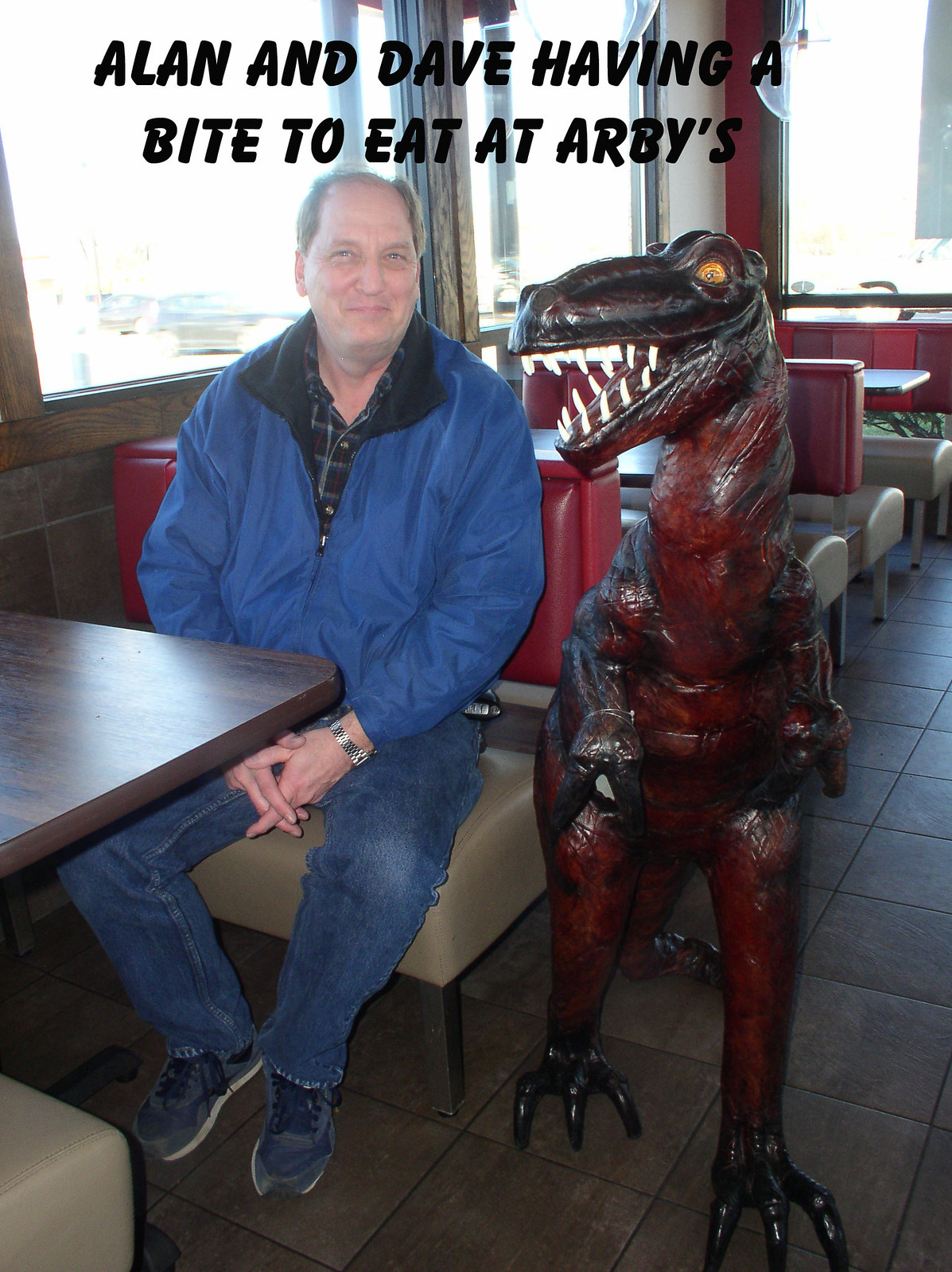 Dave and Alan at Arbys