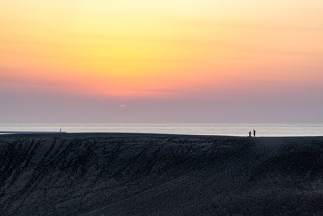 Tottori Sand Dunes sunsets