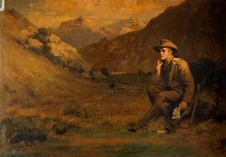 Soldier in a Landscape, J McMaster, 1901