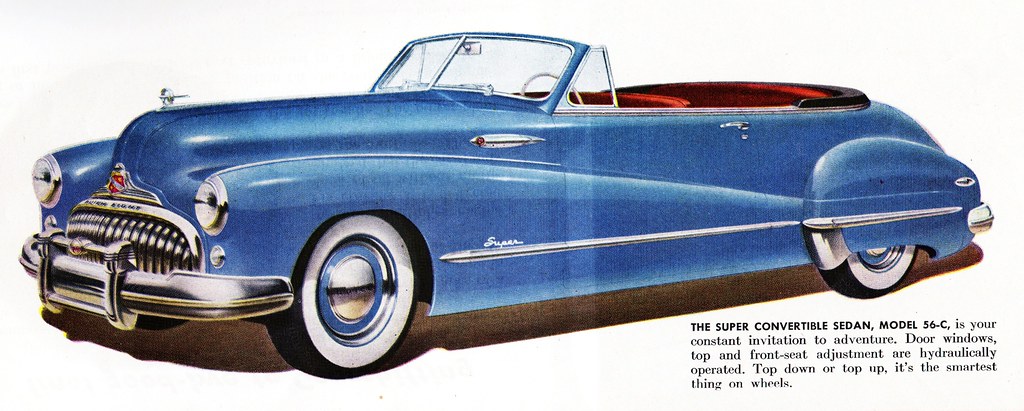 1948 Buick Super Convertible Sedan Model 56-C - a photo on Flickriver