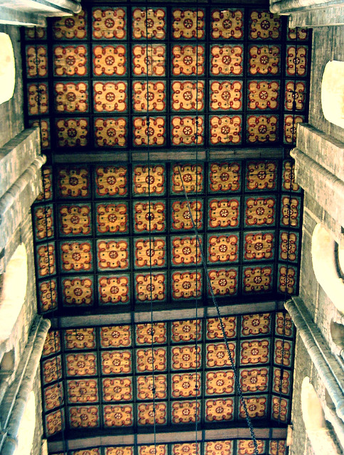 Ceiling, Winchester Cathedral, Winchester, England, April 2004
