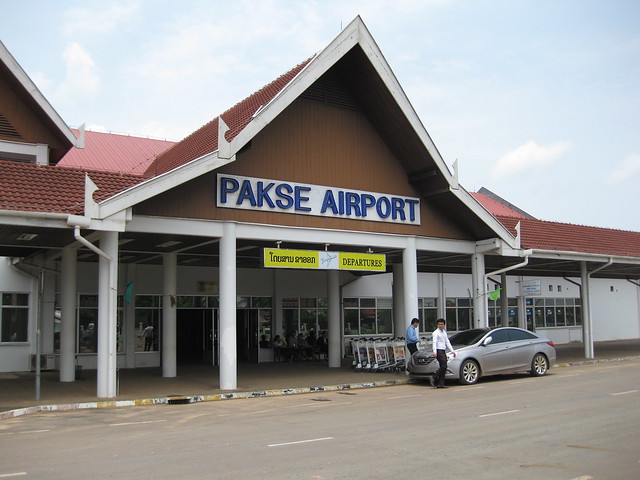 The delightfully tiny Pakse Airport, Laos