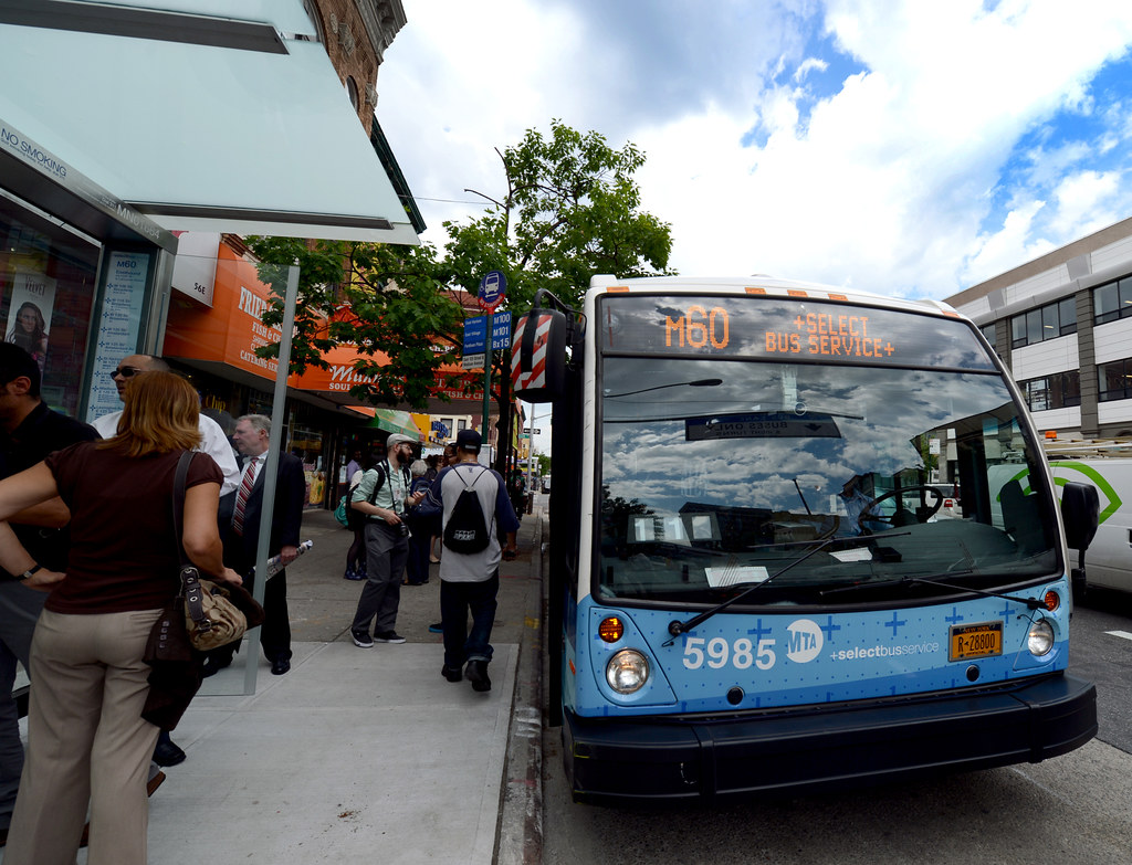 M60 Select Bus Service Arrives - On Sun., May 25, 2014, Sele