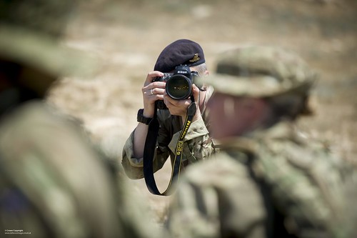 Army Reservist Photographer with the Media Operations Group