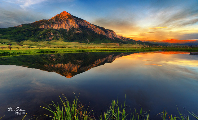 Sunset on Crested Butte