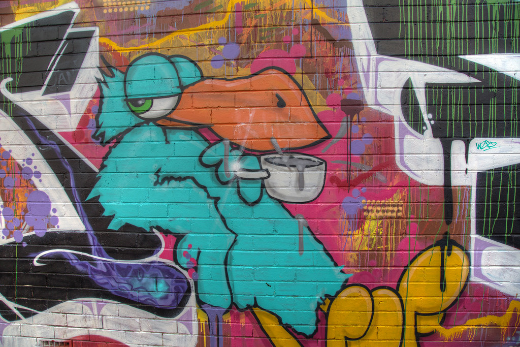 Graffiti - Goldberg's Lane, Darby Street, Newcastle, New South Wales, Australia