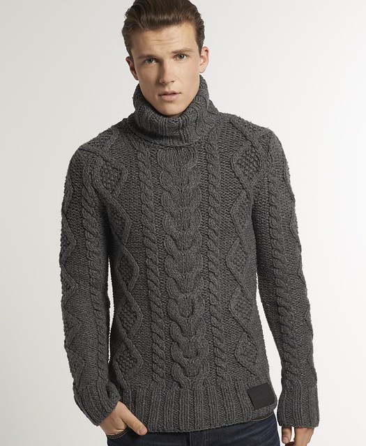 Mens heavy knitted wool turtleneck - a photo on Flickriver