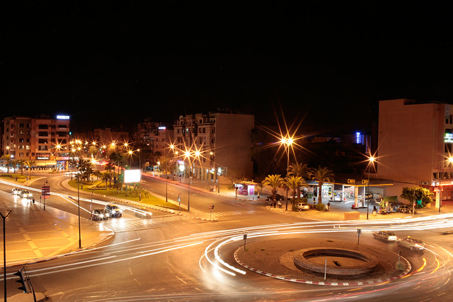 Avenue Mohamed VI - Marrakech by Night