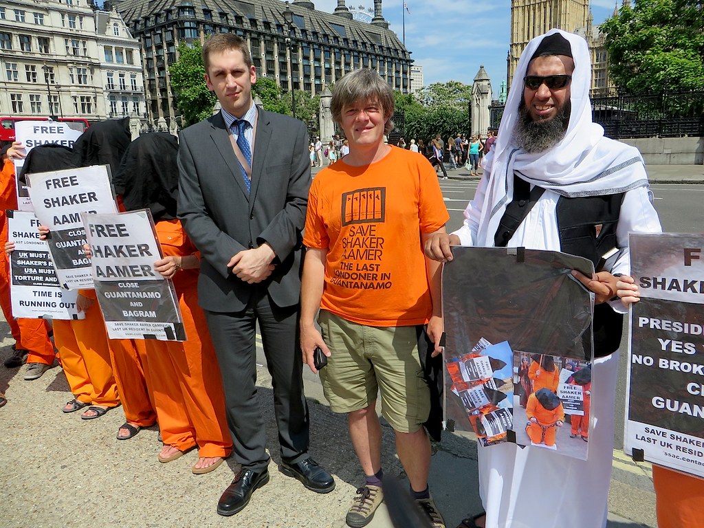 Andy Worthington, John Hall and Shaykh Sulaiman Ghani call for the release of Shaker Aamer from Guantánamo