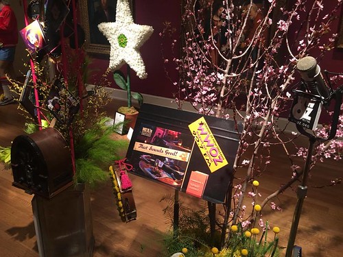 WWOZ floral display at Art In Bloom, March 2017