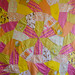 I've quilted the center star (my brain yells 'it's an asterisk!') and I'll work outward from there to avoid quilting any bubbles into the backing.

This quilt is based on a Hirschhorn tiling. Details of the quilt, 'Sunshine,' are at domesticat.net/quilts/sunshine