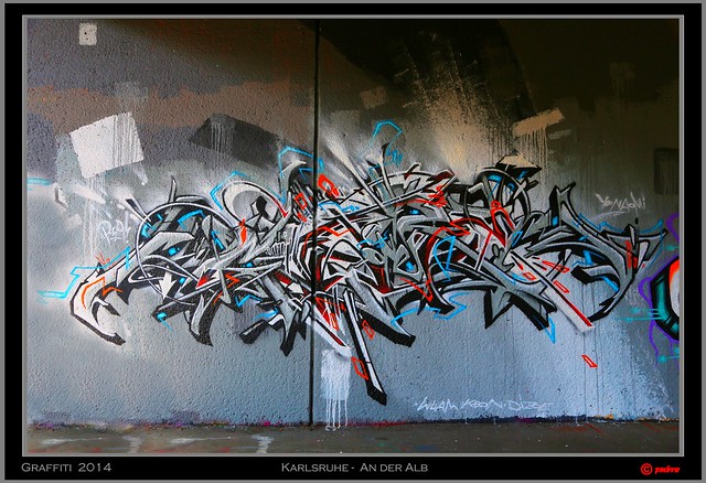 Graffiti  2014 - Karlsruhe -  An der Alb: By CORE