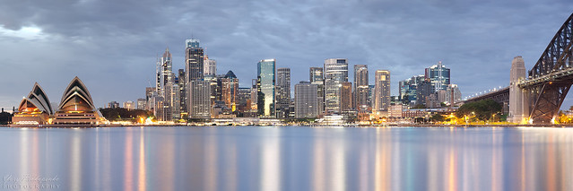 Sydney City Panorama at Dawn