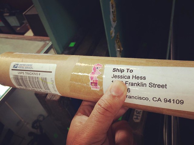Found bunch of mailing tubes in Berkeley, CA.