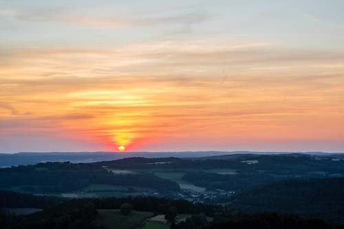 Sunset by Gr@vity, sunset nikon sonnenuntergang cloudy fränkischeschweiz d810 neubürg