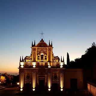 Basilica di San Sebastiano di Melilli all'alba