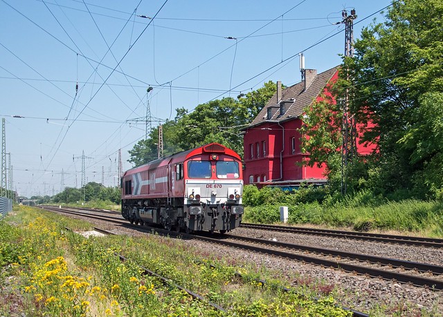 Lintorf HGK DE 670 Class66 solo