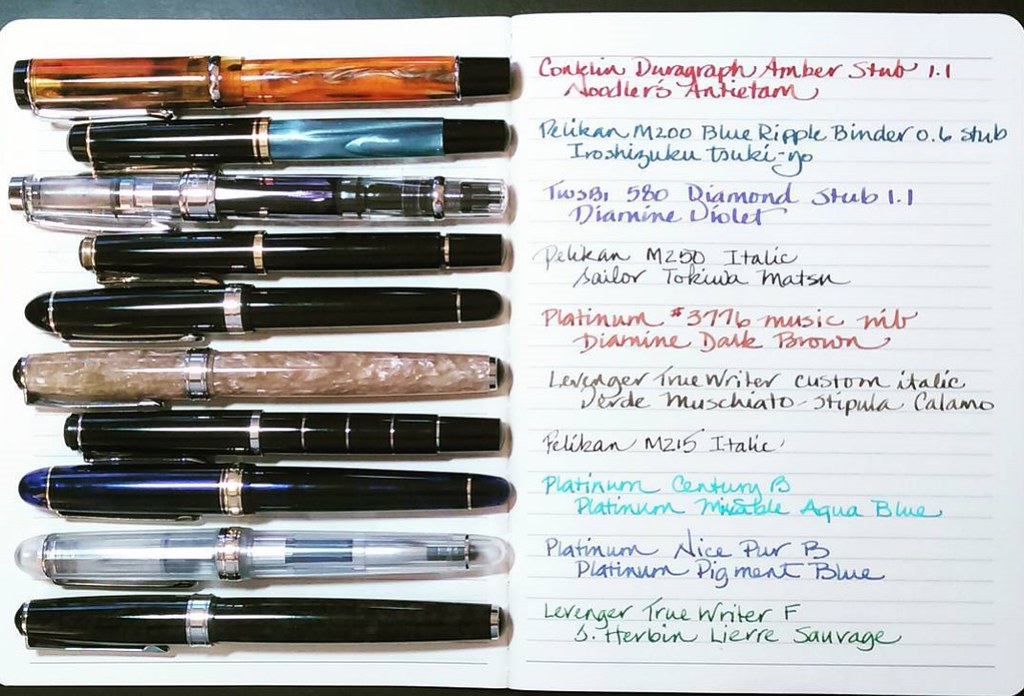 Jane Blundell Artist: Fountain Pens for drawing - my favourites (updated)