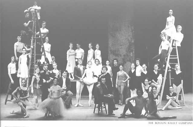 Boston Ballet Company Yearbook - Group Pose With Ladders - Includes E. Virginia Williams